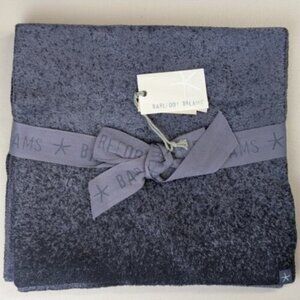 NWT Barefoot Dreams CozyChic Lite Confetti Scarf Deep Sea Blue Indigo OS